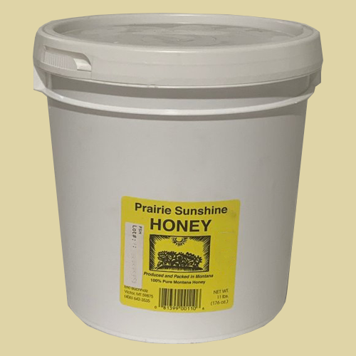 Prairie Sunshine Honey - 11 Pound Pail - From Montana USA! - Click Image to Close